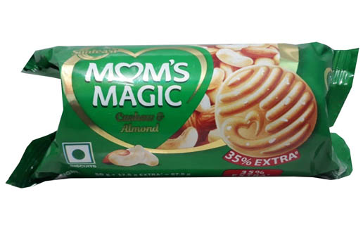 Sunfeast Moms Magic Cashew  and Almond Biscuits Rs. 10 | Pack of 12